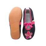 Rolly school slippers nonslip sole girls jeans flower