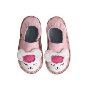 Toddler lamb rolly slippers for daycare kindergarten pink lamb