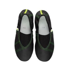 Rolly school slippers line green for boys