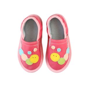 Rolly preschool slippers for daycare kindergarten toddler caterpillar cyklam (1)