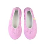 Rolly school leather slippers fly girl violet