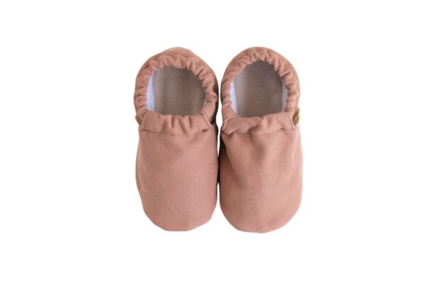 Rolly cotton barefoot slippers for preschool mauve (2)