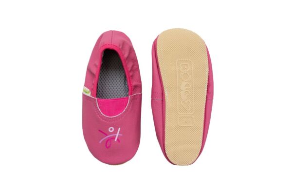 Rolly barefoot classroom shoes pink nonslip sole