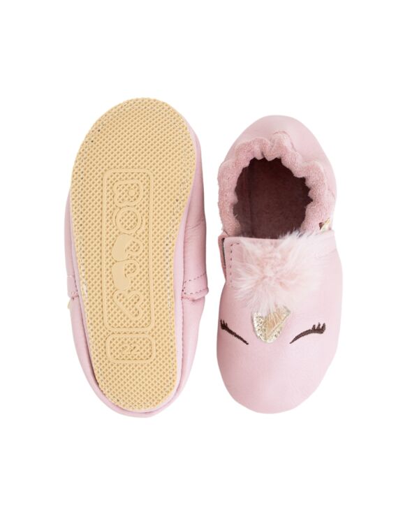 Rolly bebe slippers classroom shoes for preschool unicorn nonslip sole