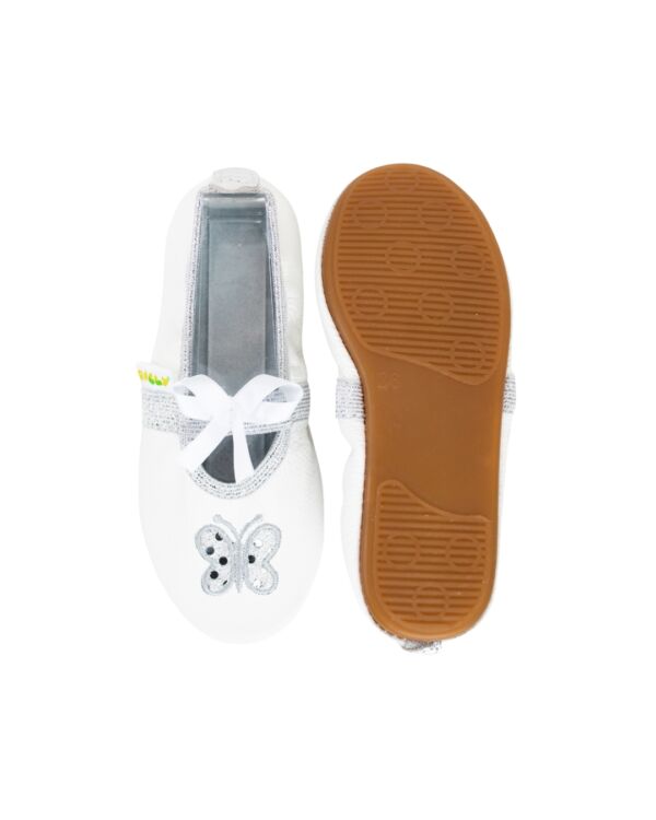 Rolly learher classroom shoes butterfly nonslip sole