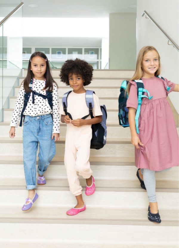 Usnjeni rolly solski copati za vrtec